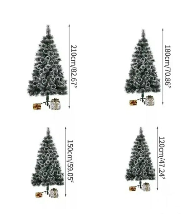 Novogodišnja jelka sa belim iglicama 150cm