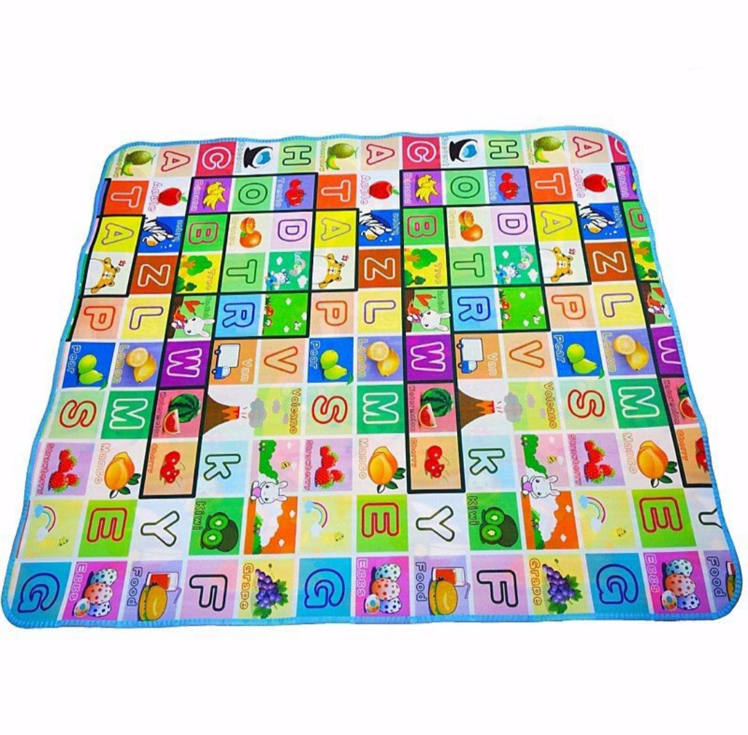 Dvostrana podna podloga za igru i puzanje 180x200 više dezena