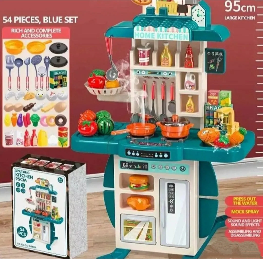 Velika kuhinja sa efektom prave vode sa česme 54 delova