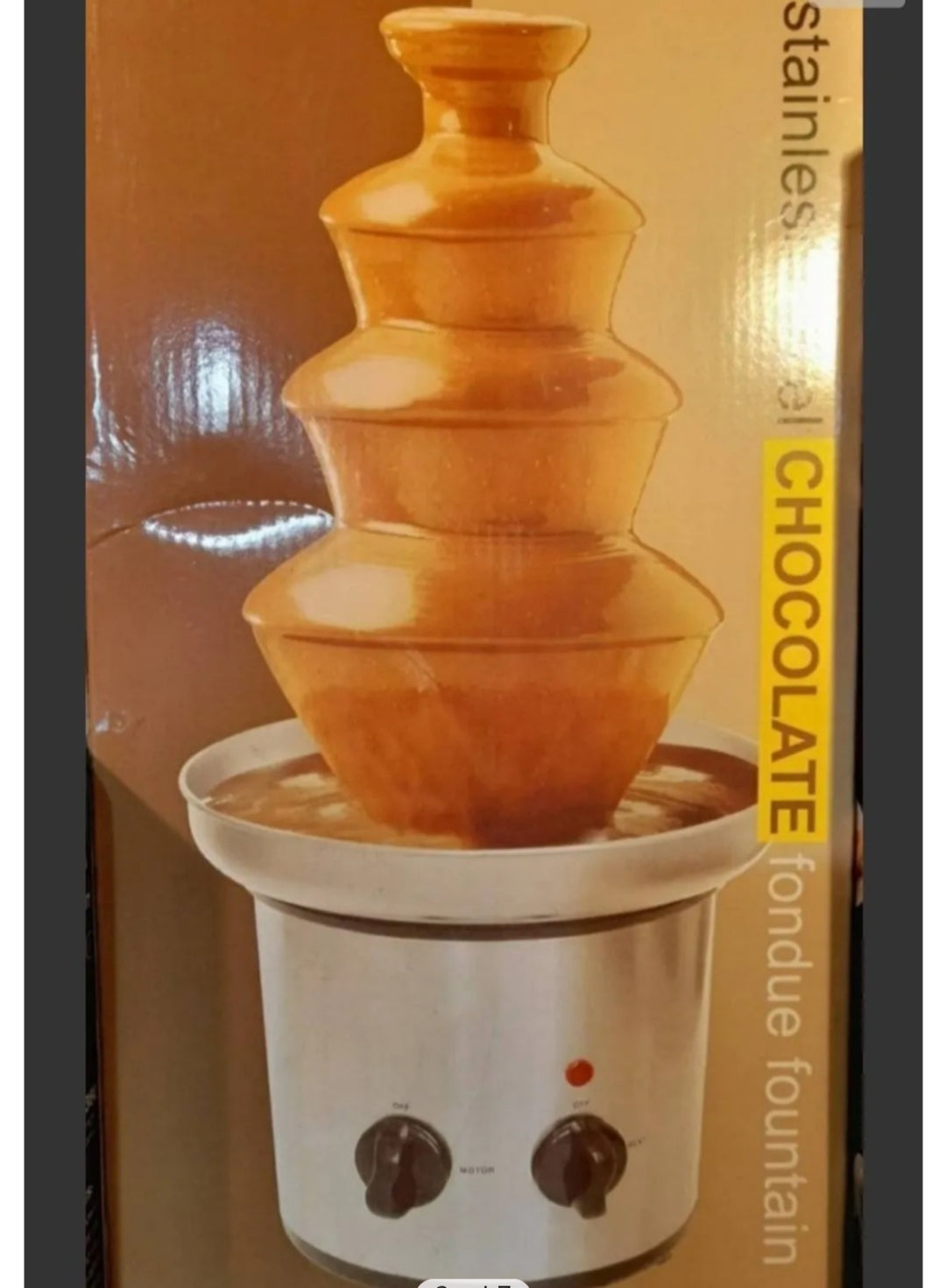 Čoko fontana- FONTANA za ČOKOLADU- VELIKA- na 4 nivoa