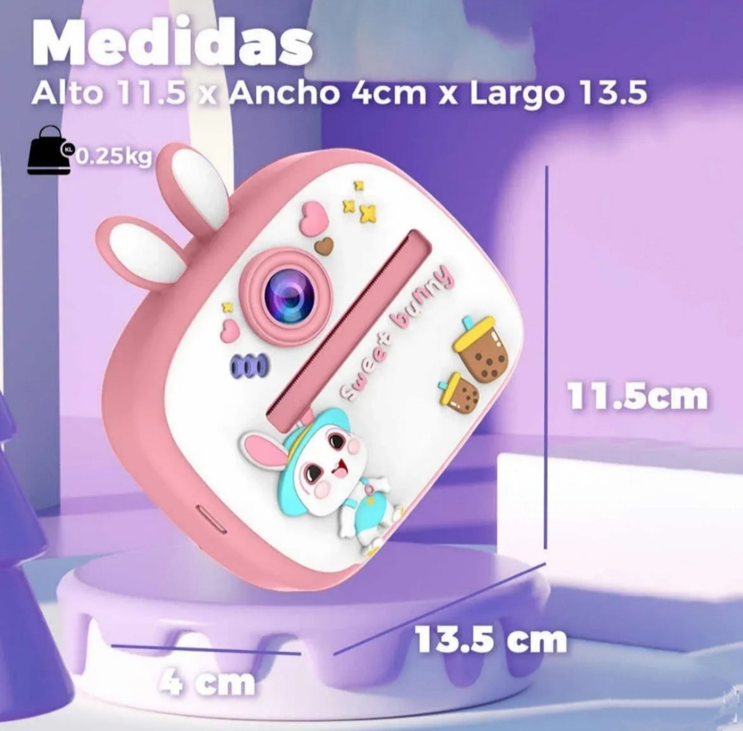 Fotoaparat ZEKA sa štampačem fotografija