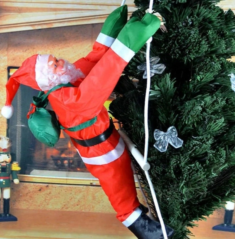 Deda MRAZ na svetlećim merdevinama 50cm