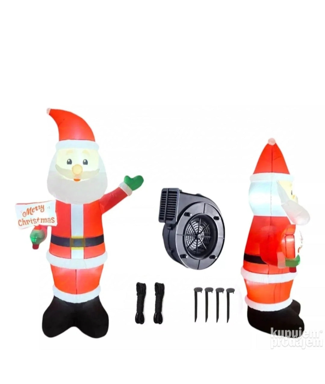 Svetleći DEDA MRAZ 120cm