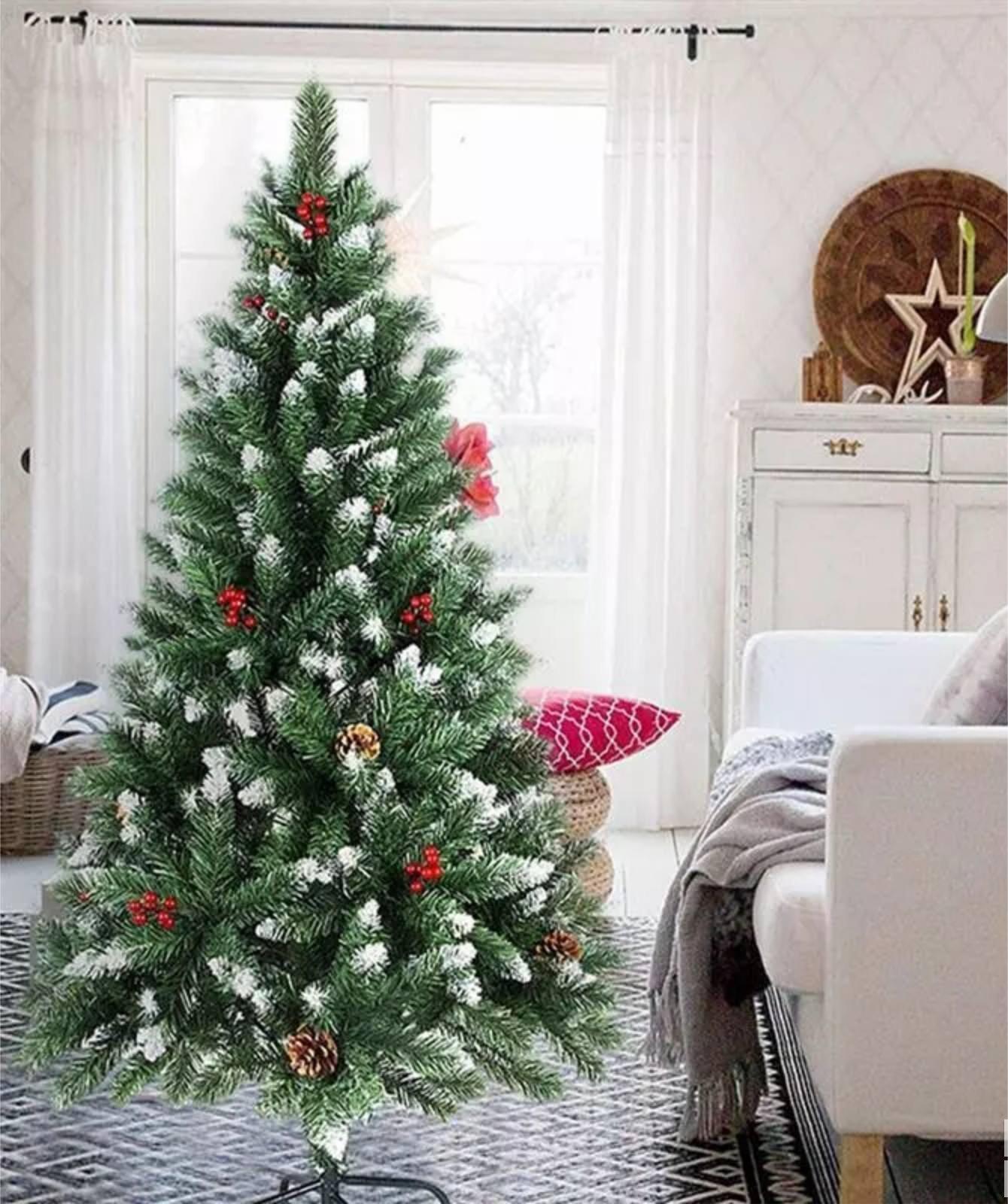 Jelka- red berries 180cm