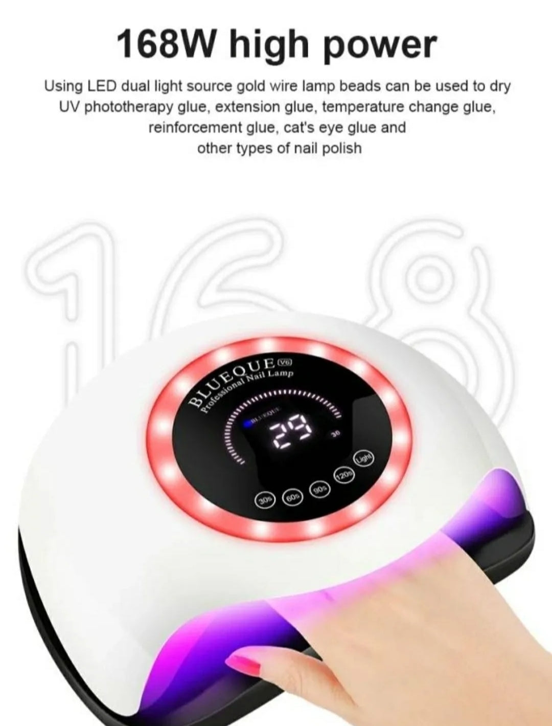 UV LED lampa za nokte- profesionalna lampa BQ V6