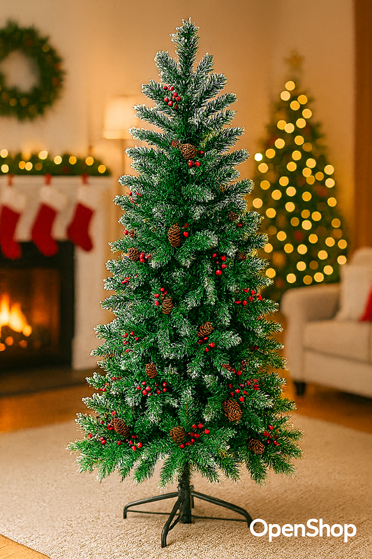 Jelka- red berries 180cm