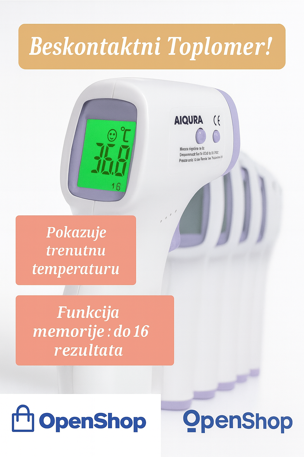 Beskontaktni infracrveni termometar – brzo i higijensko merenje