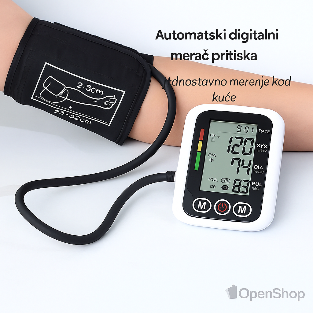 Digitalni kućni aparat za merenje vrednosti pritiska