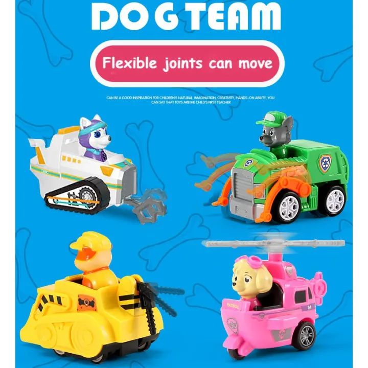 Patrolne šape set sa autićima