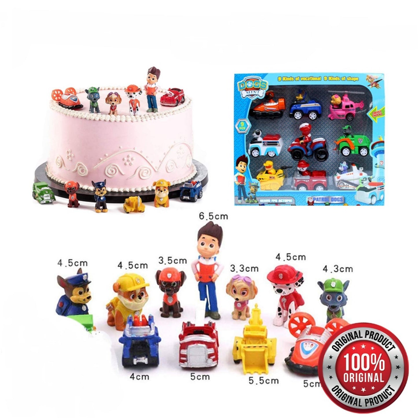 Patrolne šape set sa autićima