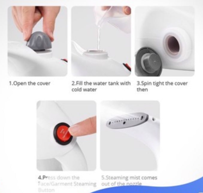 Pegla na paru Paročistač Sauna za lice 4u1 Facial Steamer