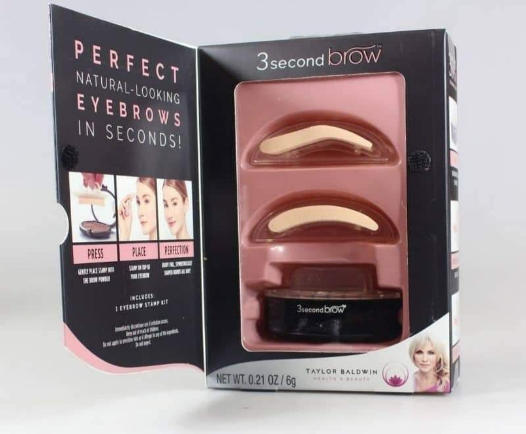 Puder za obrve 3 Second Brow - šablon za iscrtavanje obrva