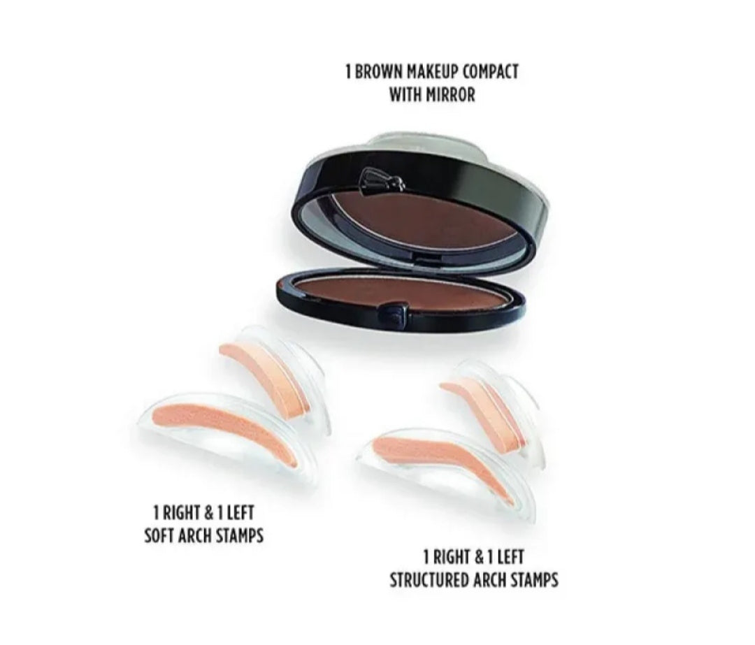 Puder za obrve 3 Second Brow - šablon za iscrtavanje obrva