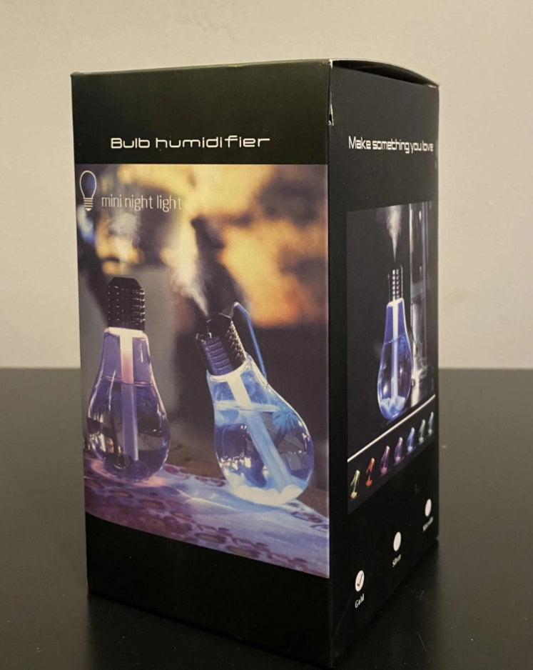 Ovlaživač vazduha Aroma difuzor u obliku sijalice sa dekorativnim led svetlom