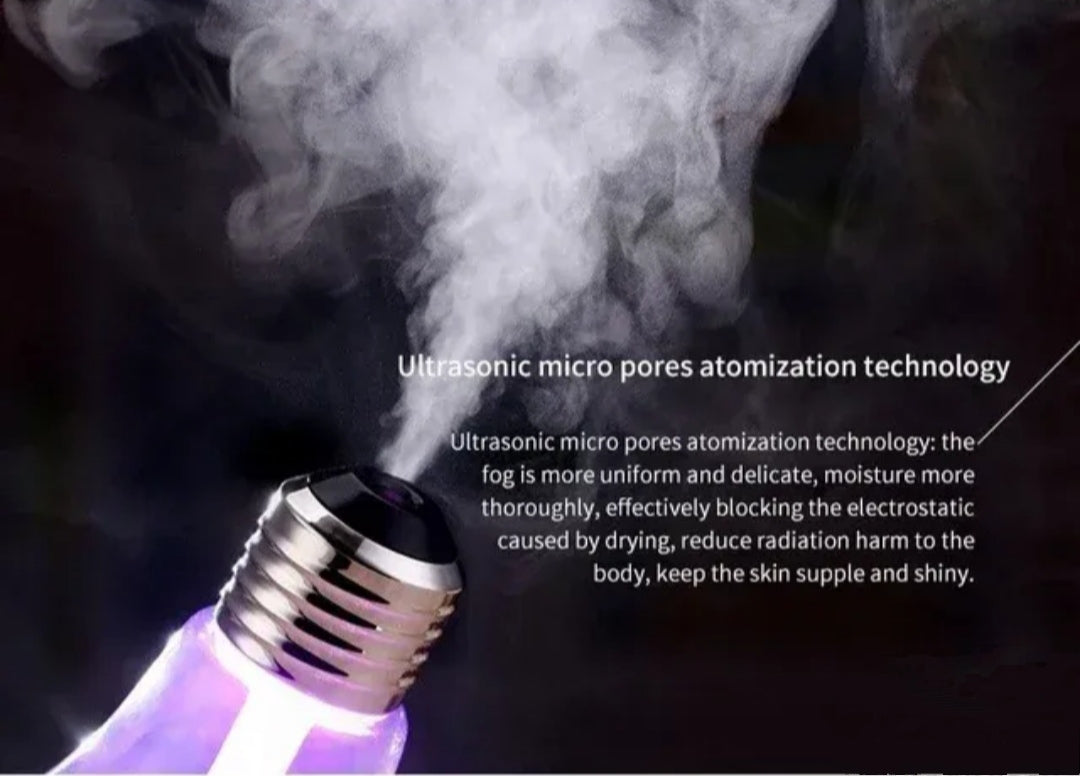 Ovlaživač vazduha Aroma difuzor u obliku sijalice sa dekorativnim led svetlom