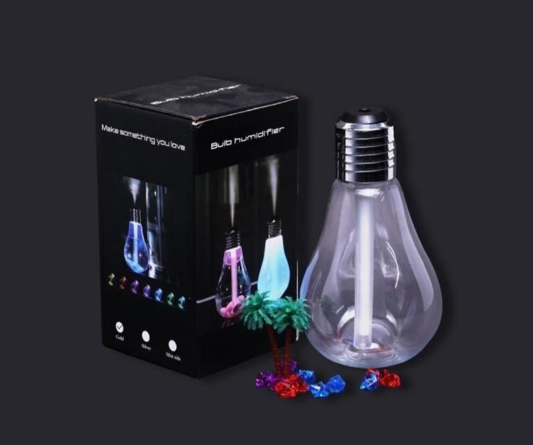 Ovlaživač vazduha Aroma difuzor u obliku sijalice sa dekorativnim led svetlom