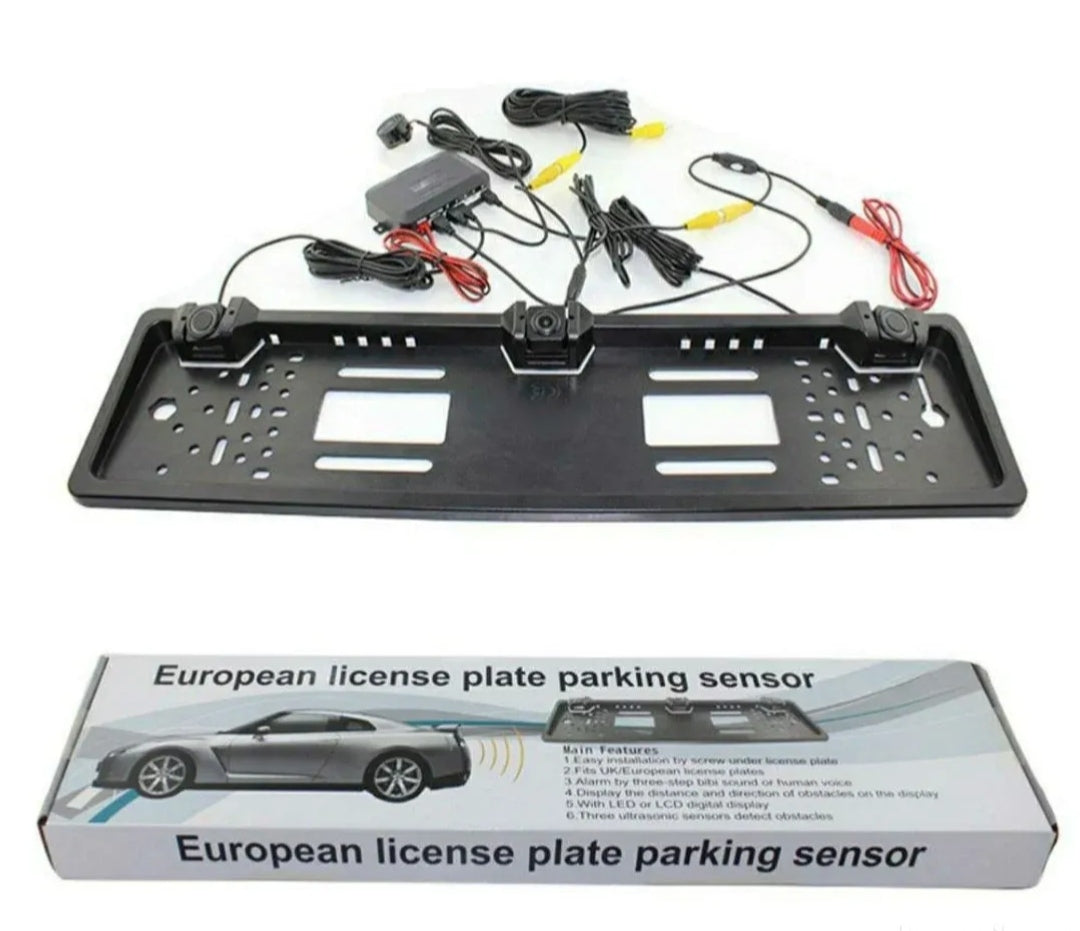 Ram za tablice sa parking senzorima i kamerom