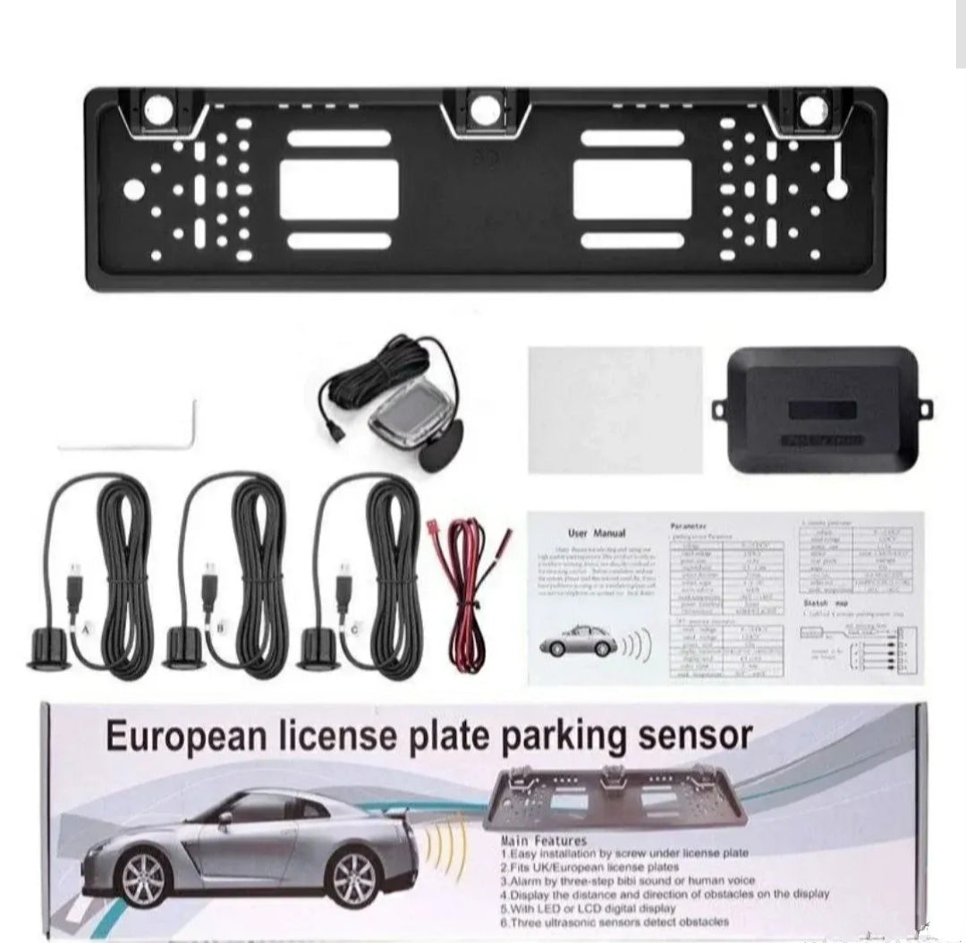 Ram za tablice sa parking senzorima i kamerom