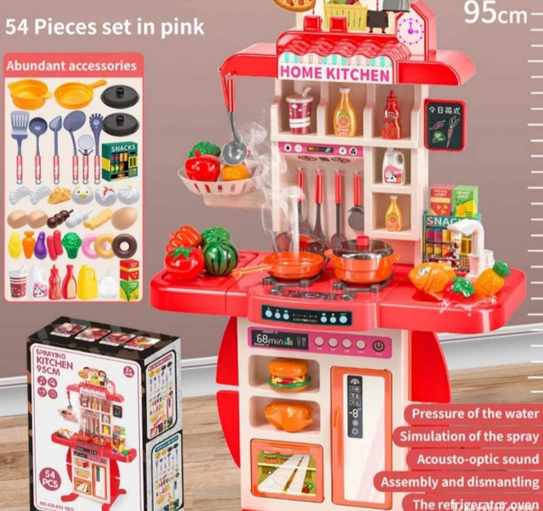 Velika kuhinja sa efektom prave vode sa česme 54 delova