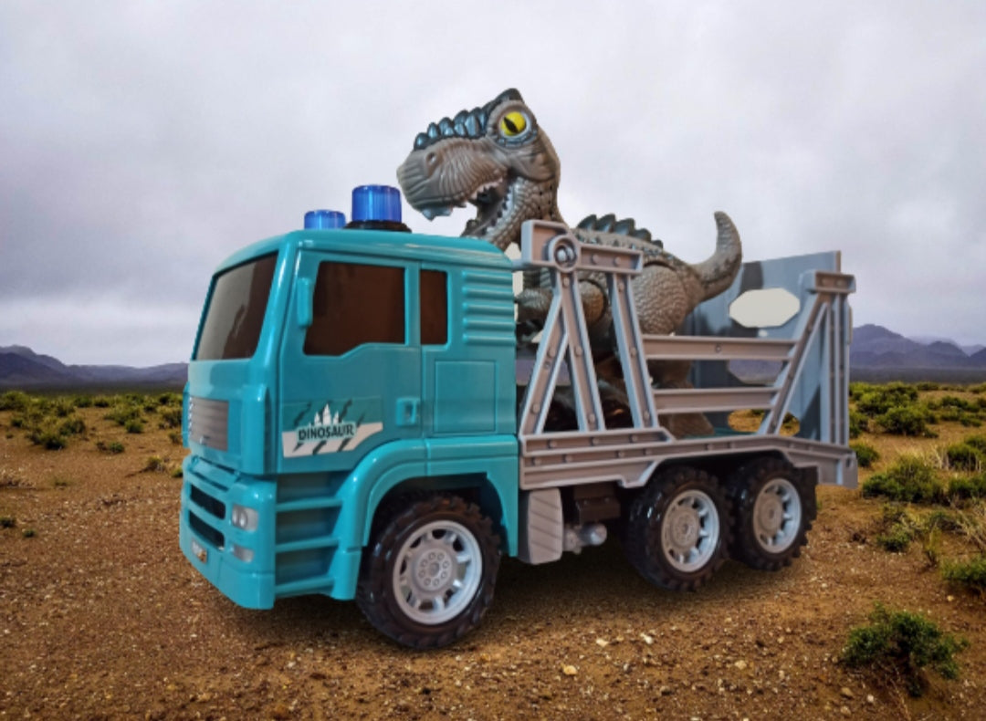 Kamion sa DINOSAURUSOM koji izbacuje paru sa svetlosnim i zvučnim efektima