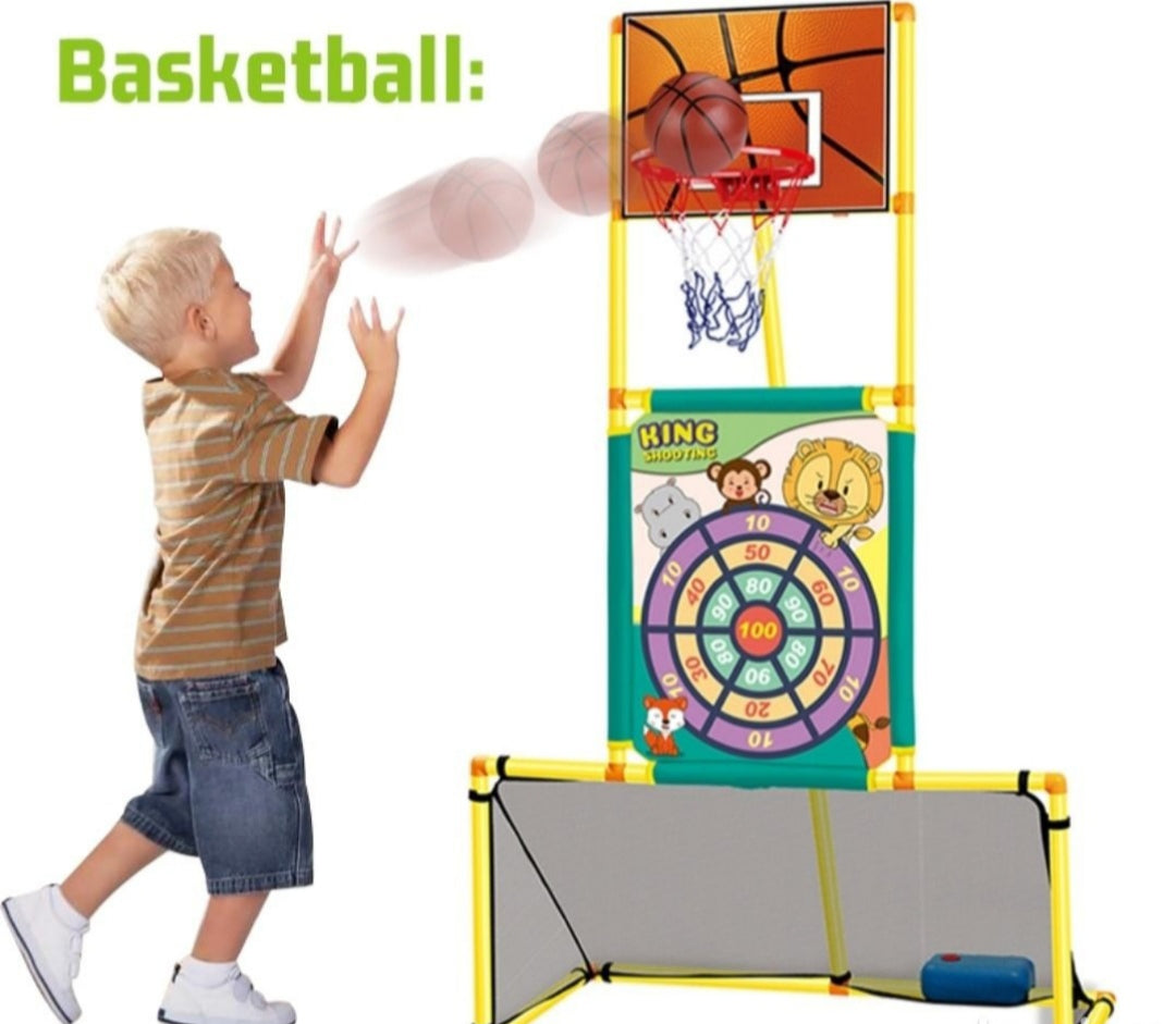 3u1 Veliki sportski set košarka, fudbal, pikado