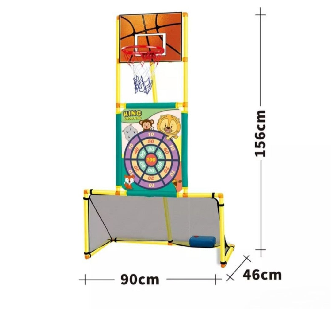 3u1 Veliki sportski set košarka, fudbal, pikado