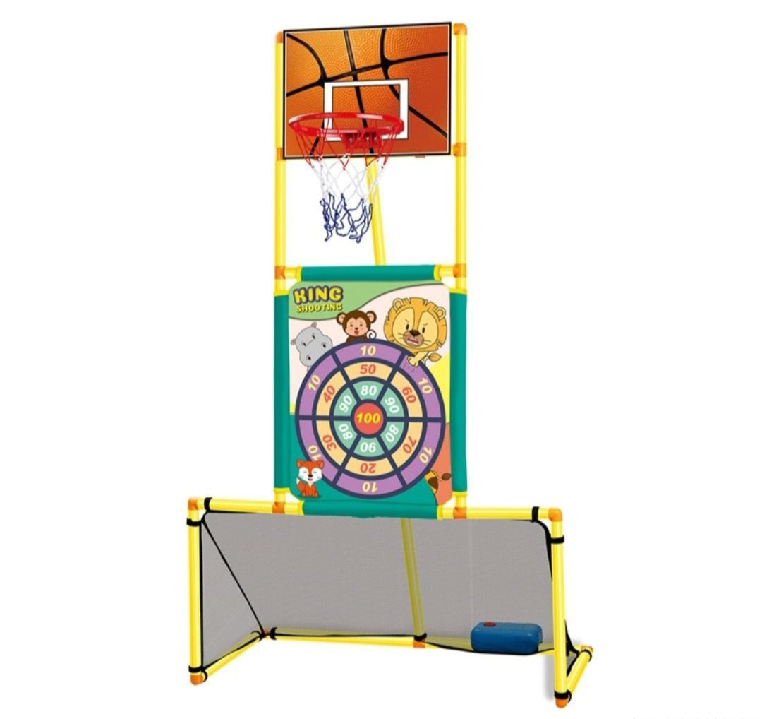 3u1 Veliki sportski set košarka, fudbal, pikado