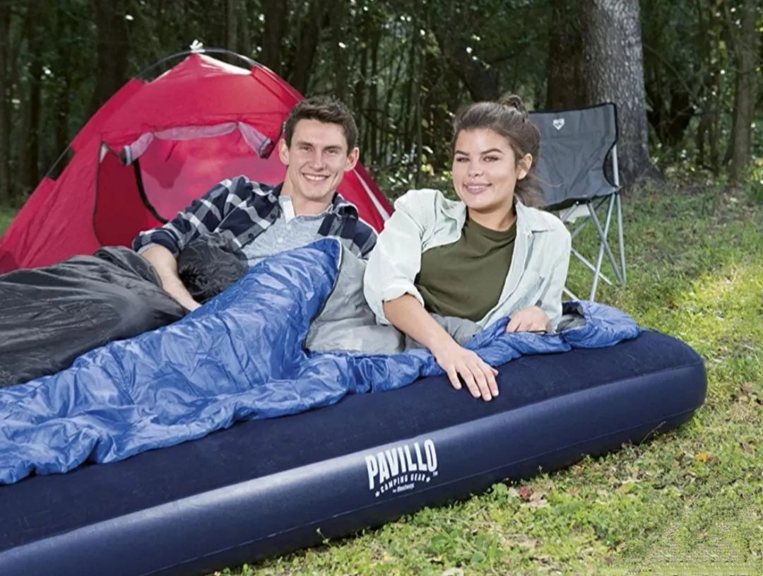 Dušek na naduvavanje sa pumpom 203x152x22 cm VELIKI