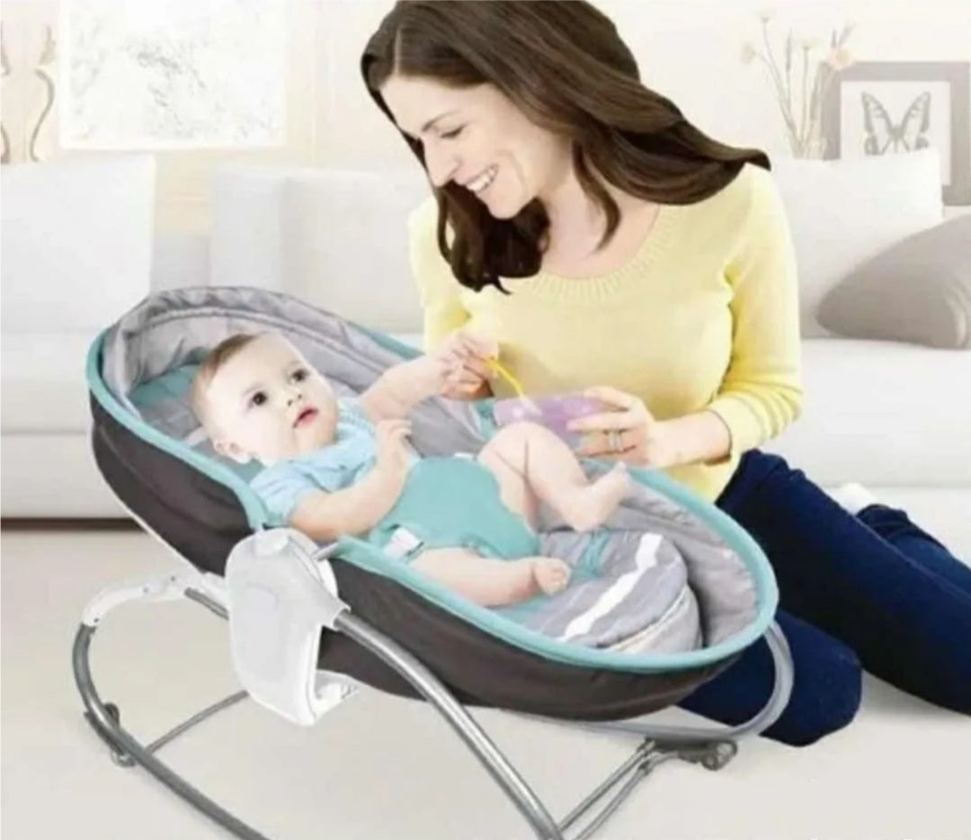 3u1 Krevet, Ležaljka - Njihalica i Stolica Za Bebe