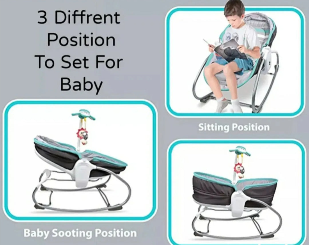 3u1 Krevet, Ležaljka - Njihalica i Stolica Za Bebe