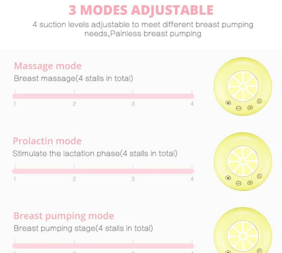 Dupla električna pumpica za izmlazanje mleka 2u1