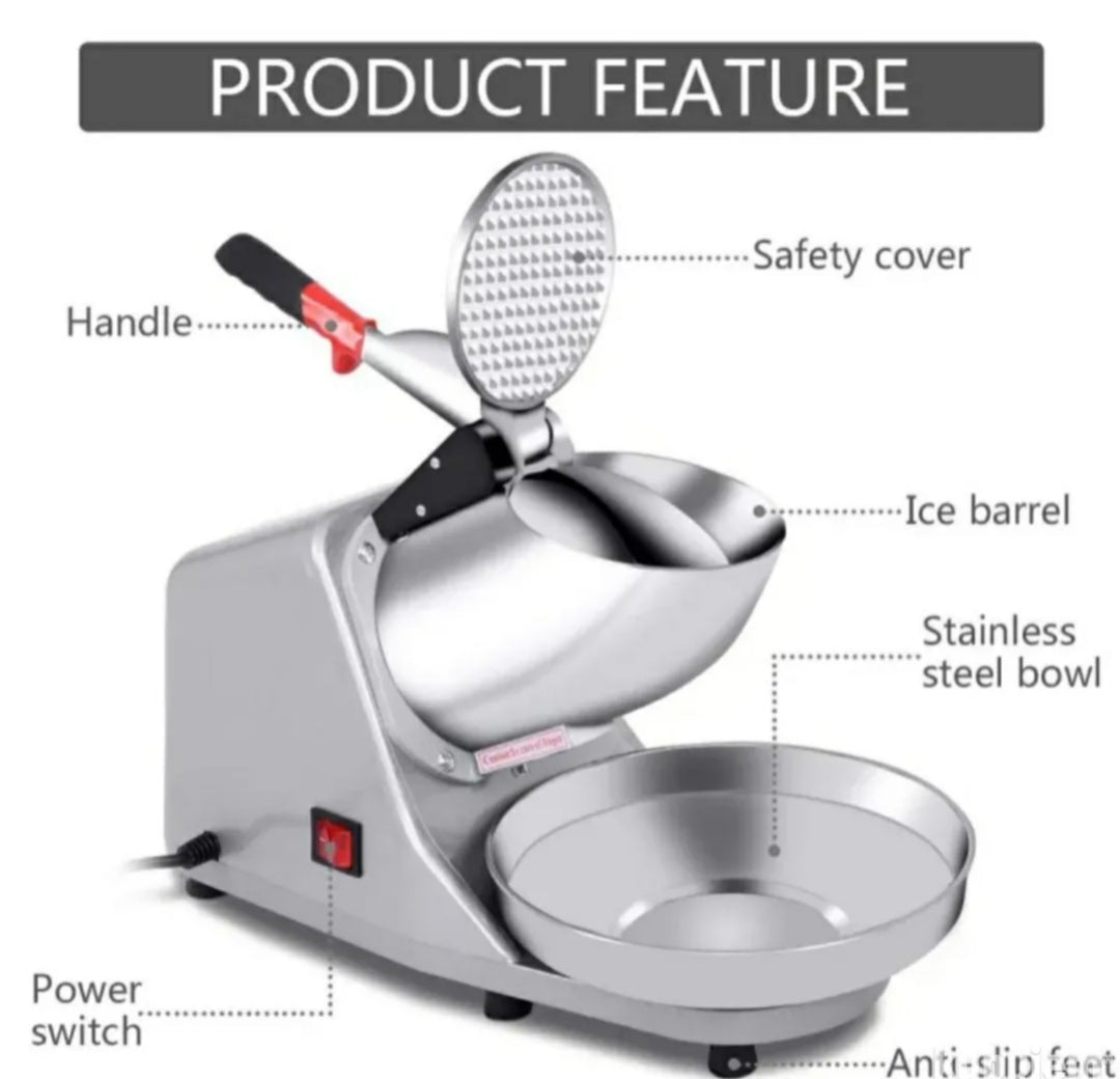 Profesionalna mašina za lomljenje i drobljenje leda 500W