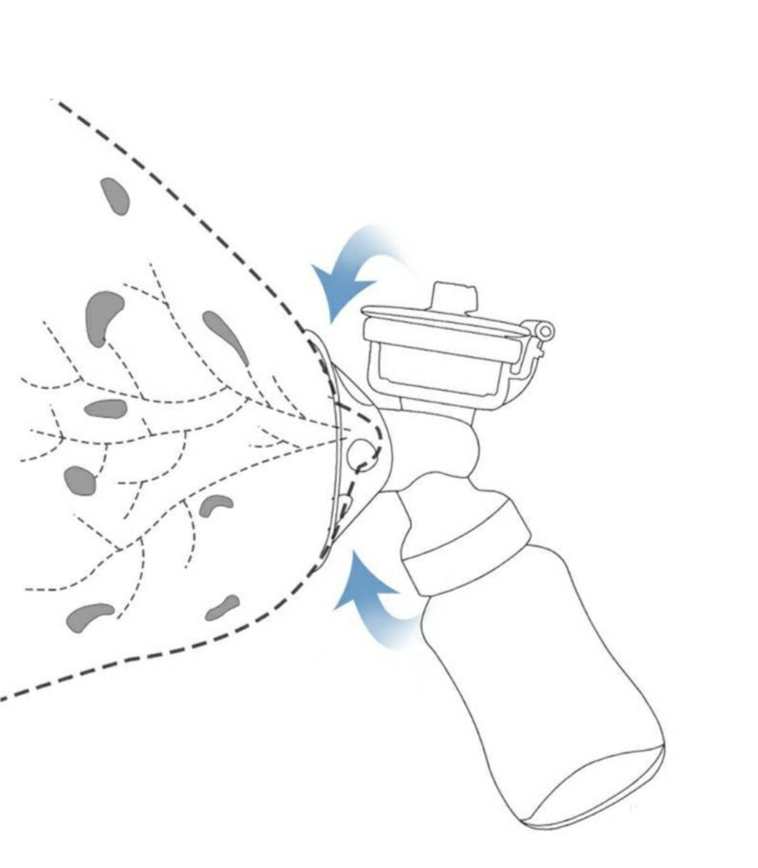 Električna pumpica sa dve flašice Električna muzilica