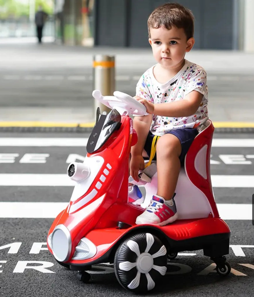 Dečiji autić na akumulator sa balončićima, LED svetlima i zvukom