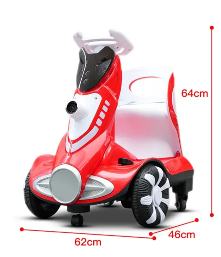 Dečiji autić na akumulator sa balončićima, LED svetlima i zvukom