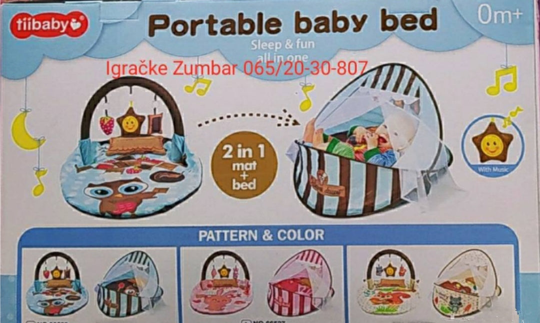 Prenosivi krevetac i bebi gimnastika