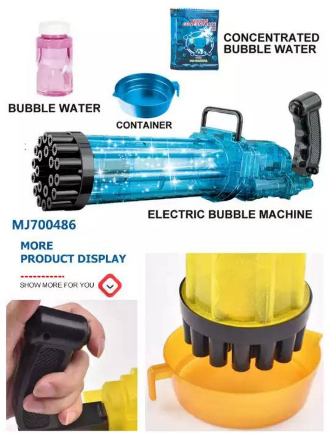 Puška za balončiće Pištolj za balončiće sa 21 rupom