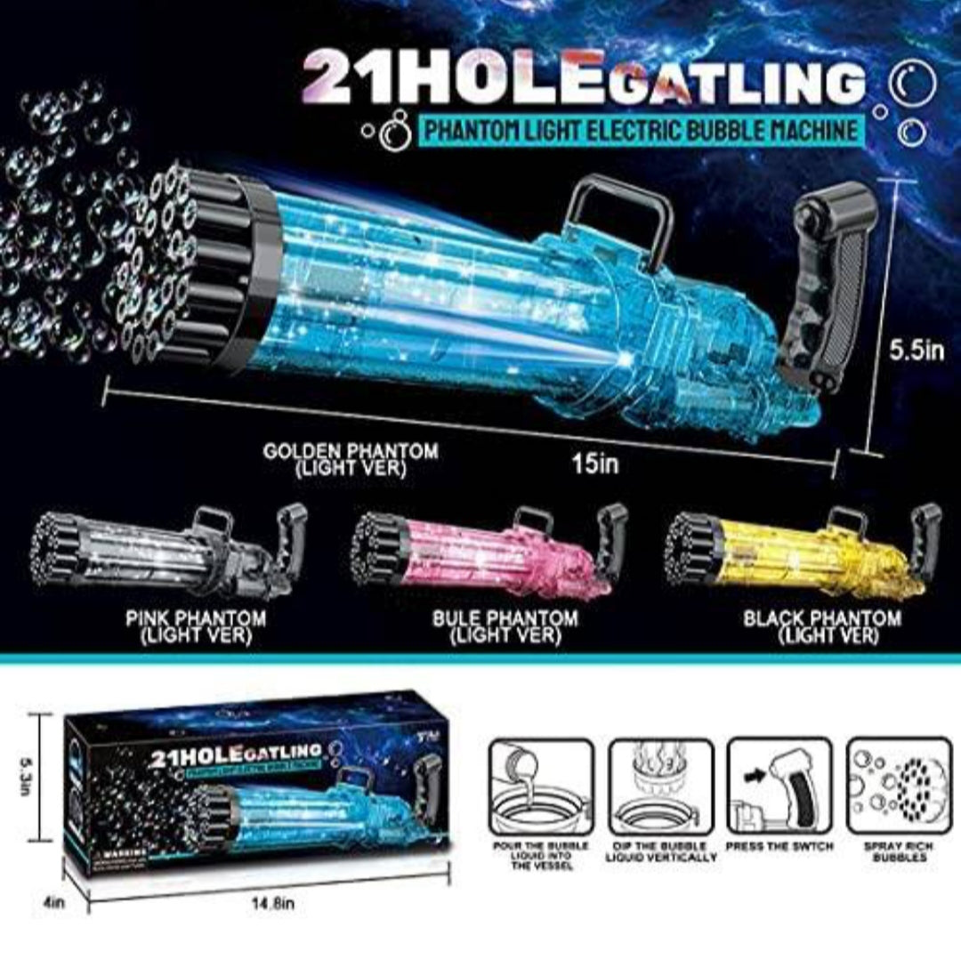 Puška za balončiće Pištolj za balončiće sa 21 rupom