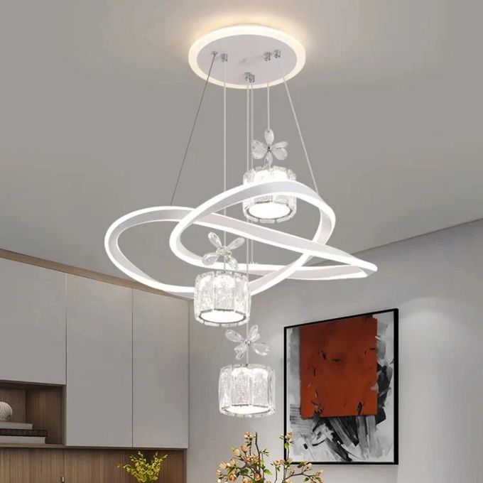 LED butterfly moderni luster