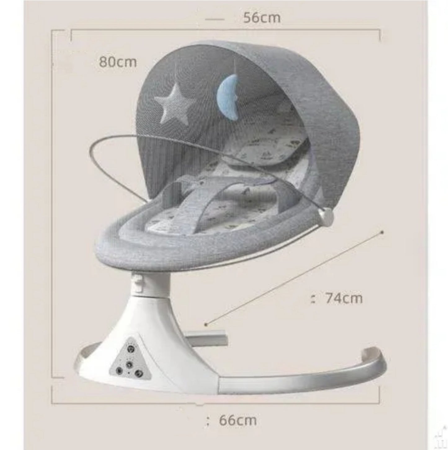 Ljuljaška – njihalica za bebe (0–24 meseca)