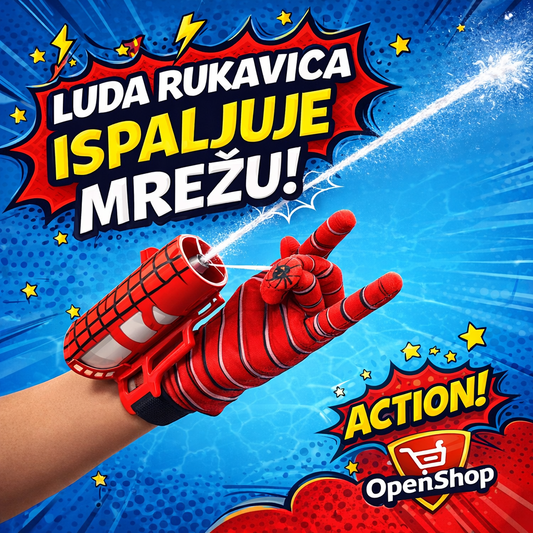 Spajdermen rukavica koja ispaljuje mrežu