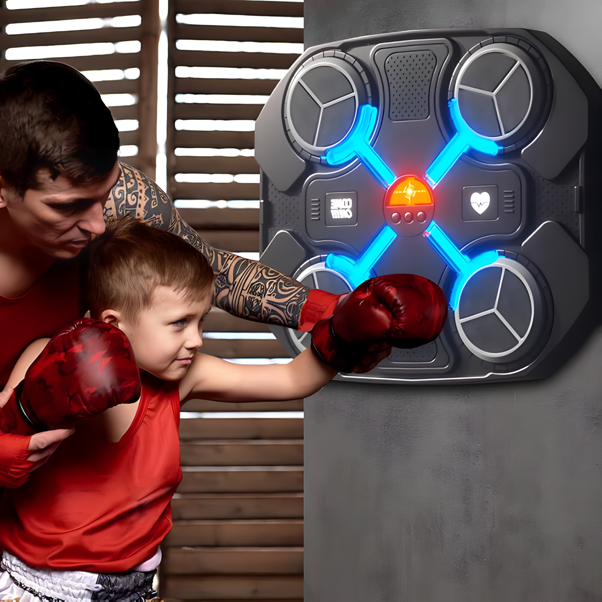 Set muzička tabla i rukavice za boks