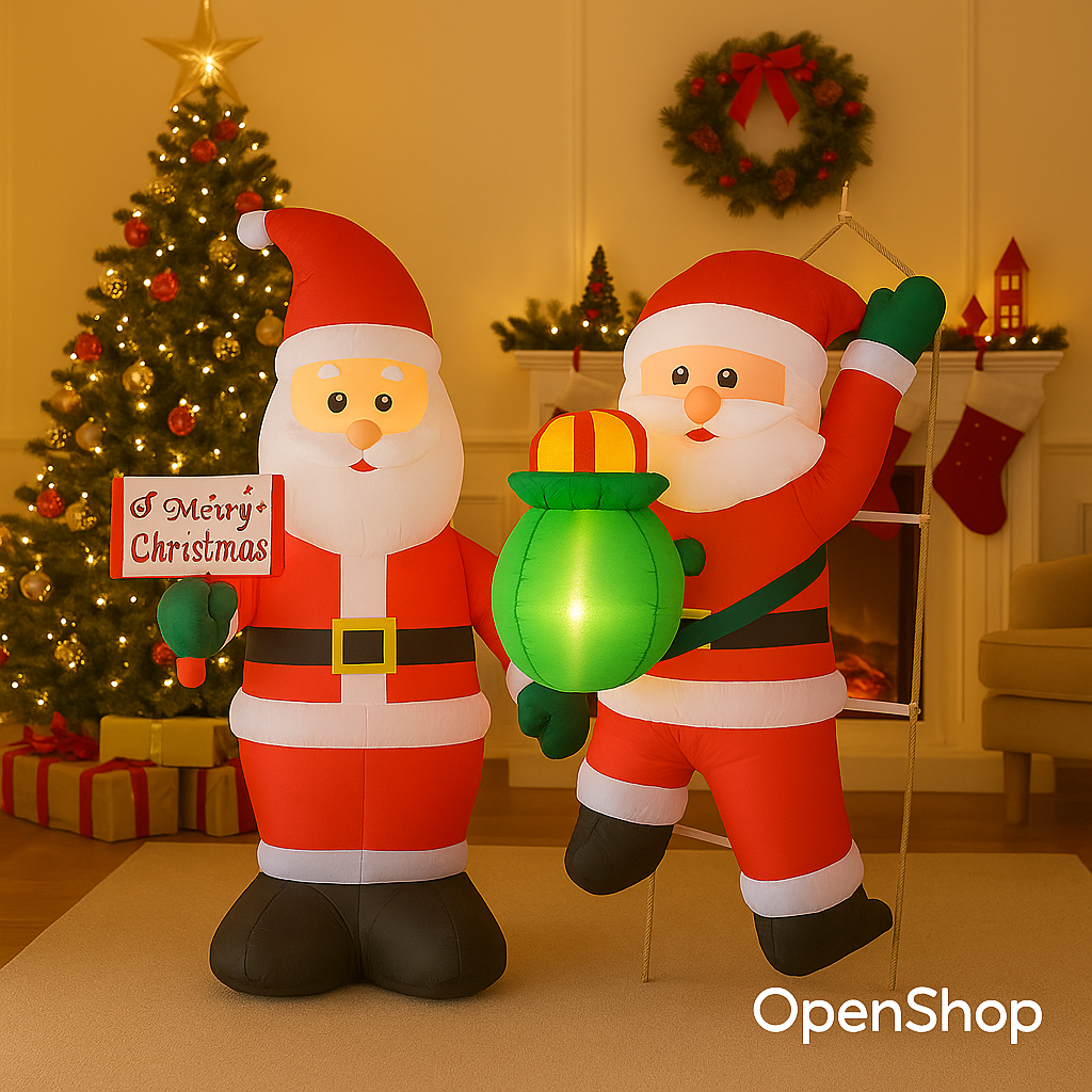 Svetleći DEDA MRAZ 120cm