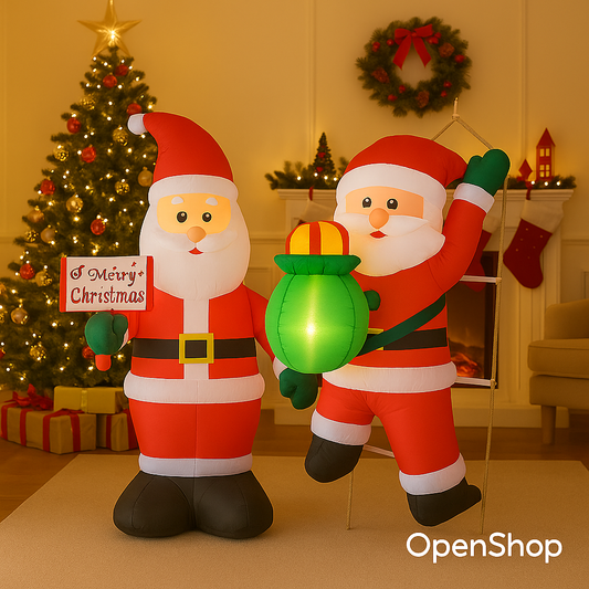 Svetleći DEDA MRAZ 120cm