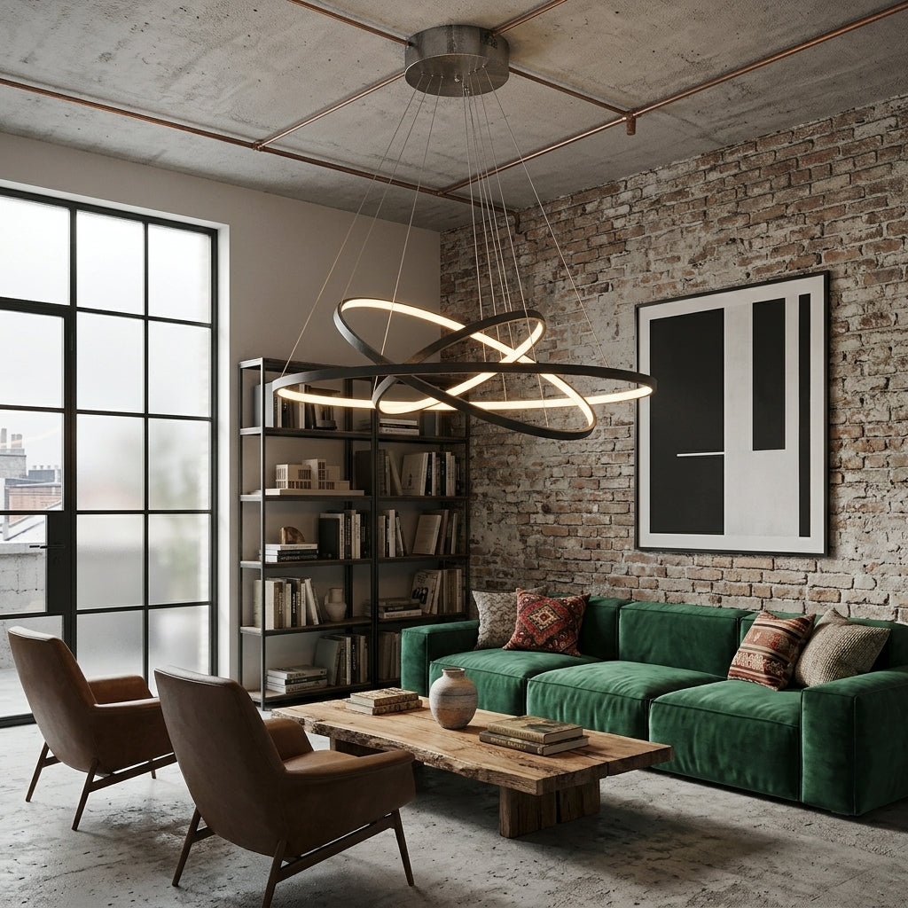 Za moderne i rustik ambijente led luster