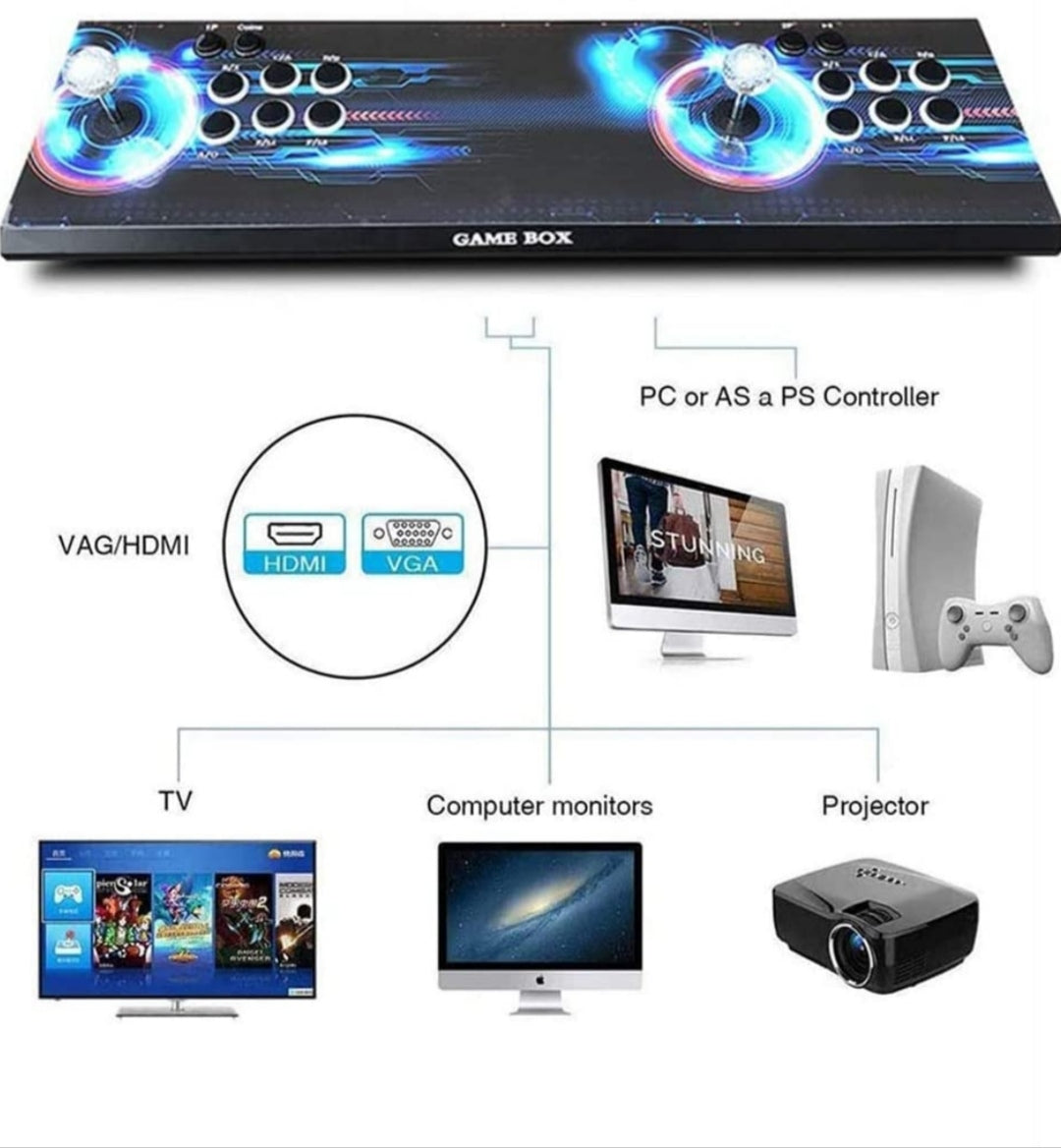 Retro konzola za igru u paru